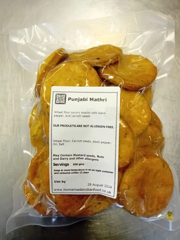 Homemade Punjabi Mathri